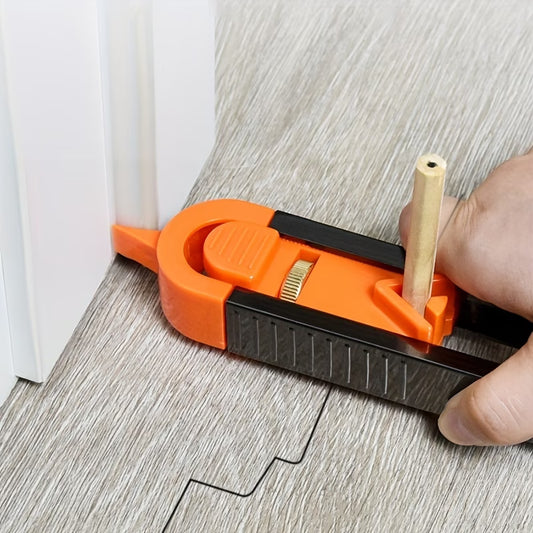 Juego de herramientas de medición y calibre de contorno para carpintería